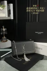 サンローランバッグ Yves Saint Laurent  2024新作 タッセルチェーンバッグ