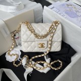 シャネルバッグCHANEL 2024新作 AS4385 パールチェーンバッグ