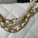 シャネルバッグCHANEL 2024新作 AS4385 パールチェーンバッグ