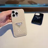 プラダiPhoneケース PRADA  2024新作 カードケース 携帯電話ケース