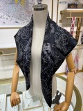 シャネルマフラー CHANEL  2024新作 シルクスクエアスカーフ