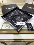 シャネルマフラー CHANEL  2024新作 シルクスクエアスカーフ