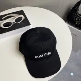 ミュウミュウ帽子 Miu Miu  2024新作 野球帽