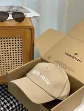 ミュウミュウ帽子 Miu Miu  2024新作 野球帽