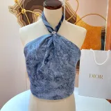 ディオールマフラー DIOR  2024新作 シルクスクエアスカーフ
