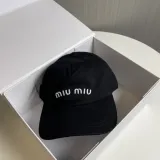 ミュウミュウ帽子 Miu Miu  2024新作 野球帽