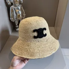 セリーヌ帽子 CELINE  2024新作 麦わら帽子