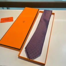 エルメスネクタイ HERMES  2024新作 シルクネクタイ