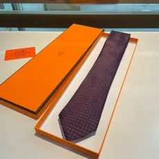 エルメスネクタイ HERMES  2024新作 シルクネクタイ