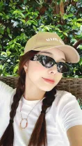 ミュウミュウ帽子 Miu Miu  2024新作 野球帽