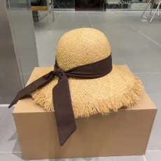 シャネル帽子 CHANEL  2024新作 麦わら帽子