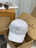 ミュウミュウ帽子 Miu Miu  2024新作 野球帽