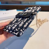 ディオールiPhoneケース DIOR  2024新作 カードホルダークロスボディフォンケース