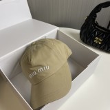 ミュウミュウ帽子 Miu Miu  2024新作 野球帽