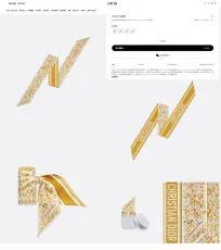 ディオールマフラー DIOR  2024新作 リボン