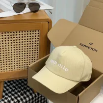 ミュウミュウ帽子 Miu Miu  2024新作 野球帽