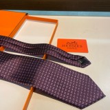 エルメスネクタイ HERMES  2024新作 シルクネクタイ