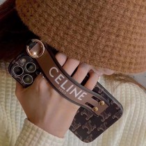 セリーヌiPhoneケース CELINE  2024新作 リストストラップ電話ケース