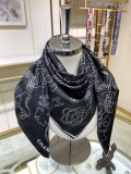 シャネルマフラー CHANEL  2024新作 シルクスクエアスカーフ