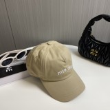 ミュウミュウ帽子 Miu Miu  2024新作 野球帽