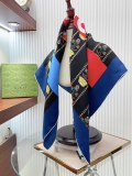 グッチマフラー GUCCI  2024新作 絹のスカーフ