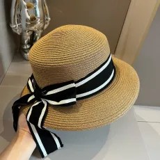 シャネル帽子 CHANEL  2024新作 麦わら帽子