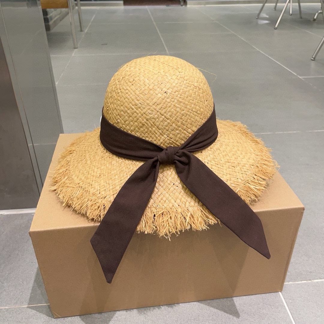 シャネル帽子 CHANEL  2024新作 麦わら帽子