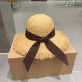 シャネル帽子 CHANEL  2024新作 麦わら帽子