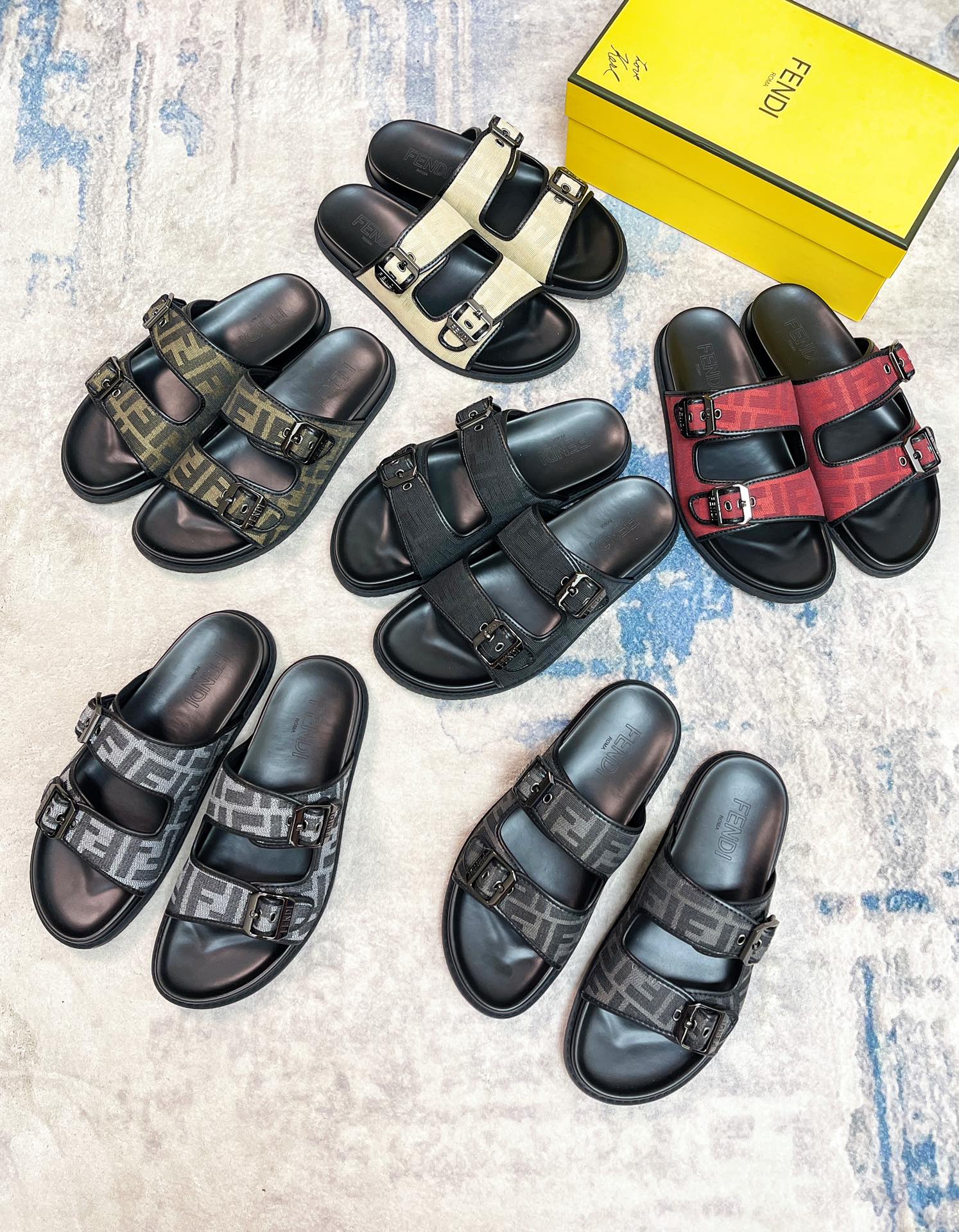 フェンディ靴 FENDI 2024新作 スリッパ