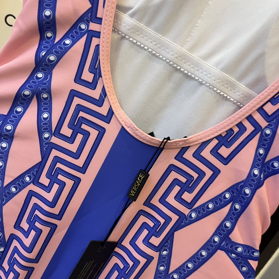 ヴェルサーチ水着 Versace 2024新作 ワンピース水着