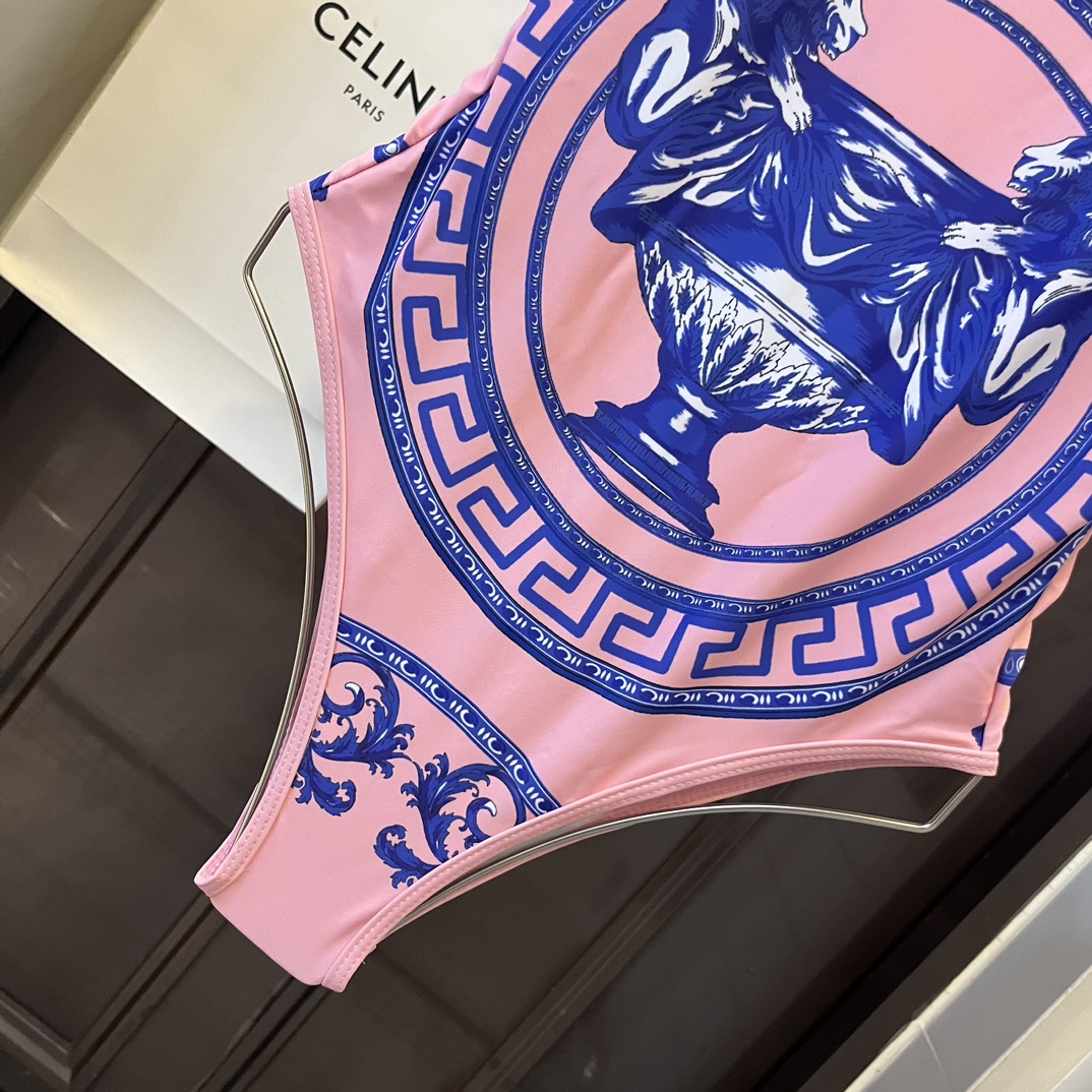 ヴェルサーチ水着 Versace 2024新作 ワンピース水着