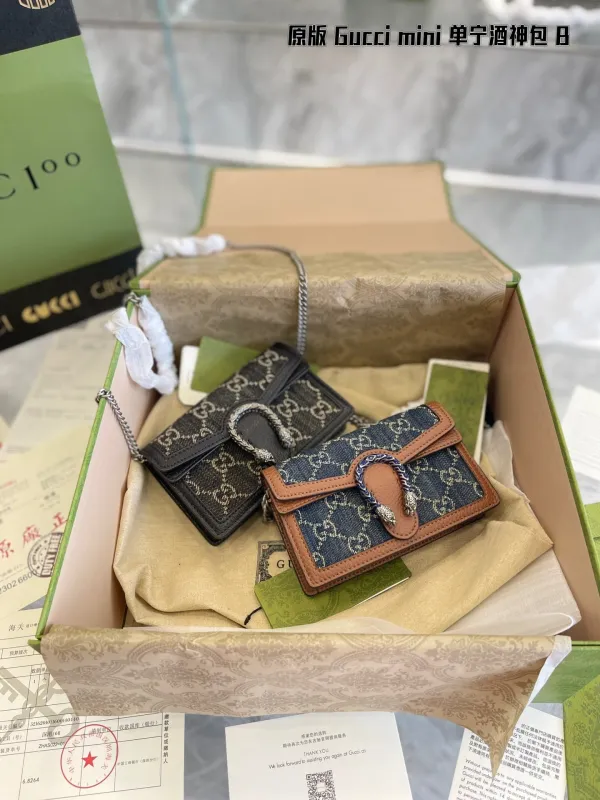グッチバッグ GUCCI 2024新作 ミニ ディオニュソス チェーンバッグ