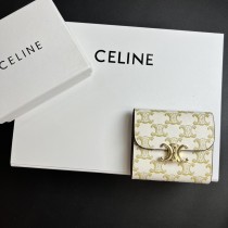 セリーヌ財布 CELINE 2024新作 三つ折り財布