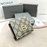 バレンシアガ財布 BALENCIAGA 2024新作 グッチとのコラボ財布