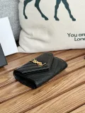 サンローラン財布 Yves Saint Laurent 2024新作 二つ折りクリップウォレット 414404