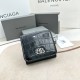 バレンシアガ財布 BALENCIAGA 2024新作 クロコダイルプリントウォレット