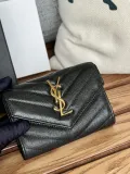 サンローラン財布 Yves Saint Laurent 2024新作 二つ折りクリップウォレット 414404
