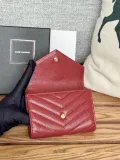 サンローラン財布 Yves Saint Laurent 2024新作 二つ折りクリップウォレット 414404