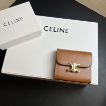 セリーヌ財布 CELINE 2024新作 三つ折り財布