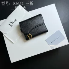 ディオール財布 DIOR 2024新作 三つ折り財布
