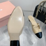 ミュウミュウ靴 Miu Miu 2024新作 春夏のポインテッドトゥキトゥンヒールトゥシューズとトゥサンダル