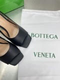 ボッテガヴェネタ靴 BOTTEGA VENETA 2024新作 ノットシリーズメタルヒール、ロープヒール、ダブルストラップサンダル、スクエアトゥスリッパ