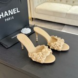 シャネル靴 CHANEL 2024新作 スティレットカメリアサンダル