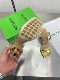 ボッテガヴェネタ靴 BOTTEGA VENETA 2024新作 ノットシリーズメタルヒール、ロープヒール、ダブルストラップサンダル、スクエアトゥスリッパ