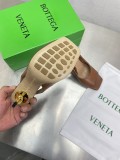 ボッテガヴェネタ靴 BOTTEGA VENETA 2024新作 ノットシリーズメタルヒール、ロープヒール、ダブルストラップサンダル、スクエアトゥスリッパ