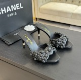 シャネル靴 CHANEL 2024新作 スティレットカメリアサンダル