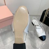 ミュウミュウ靴 Miu Miu 2024新作 スティレットとブロックヒールのメリージェーン サンダル