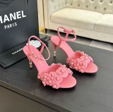 シャネル靴 CHANEL 2024新作 スティレットカメリアサンダル