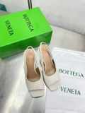 ボッテガヴェネタ靴 BOTTEGA VENETA 2024新作 ノットシリーズメタルヒール、ロープヒール、ダブルストラップサンダル、スクエアトゥスリッパ