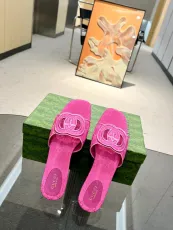 グッチ靴 GUCCI 2024新作 フラットビーチサンダルハイバージョンスリッパ